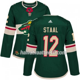 Naisten NHL Minnesota Wild Pelipaita Eric Staal 12 Adidas 2017-2018 Vihreä Authentic